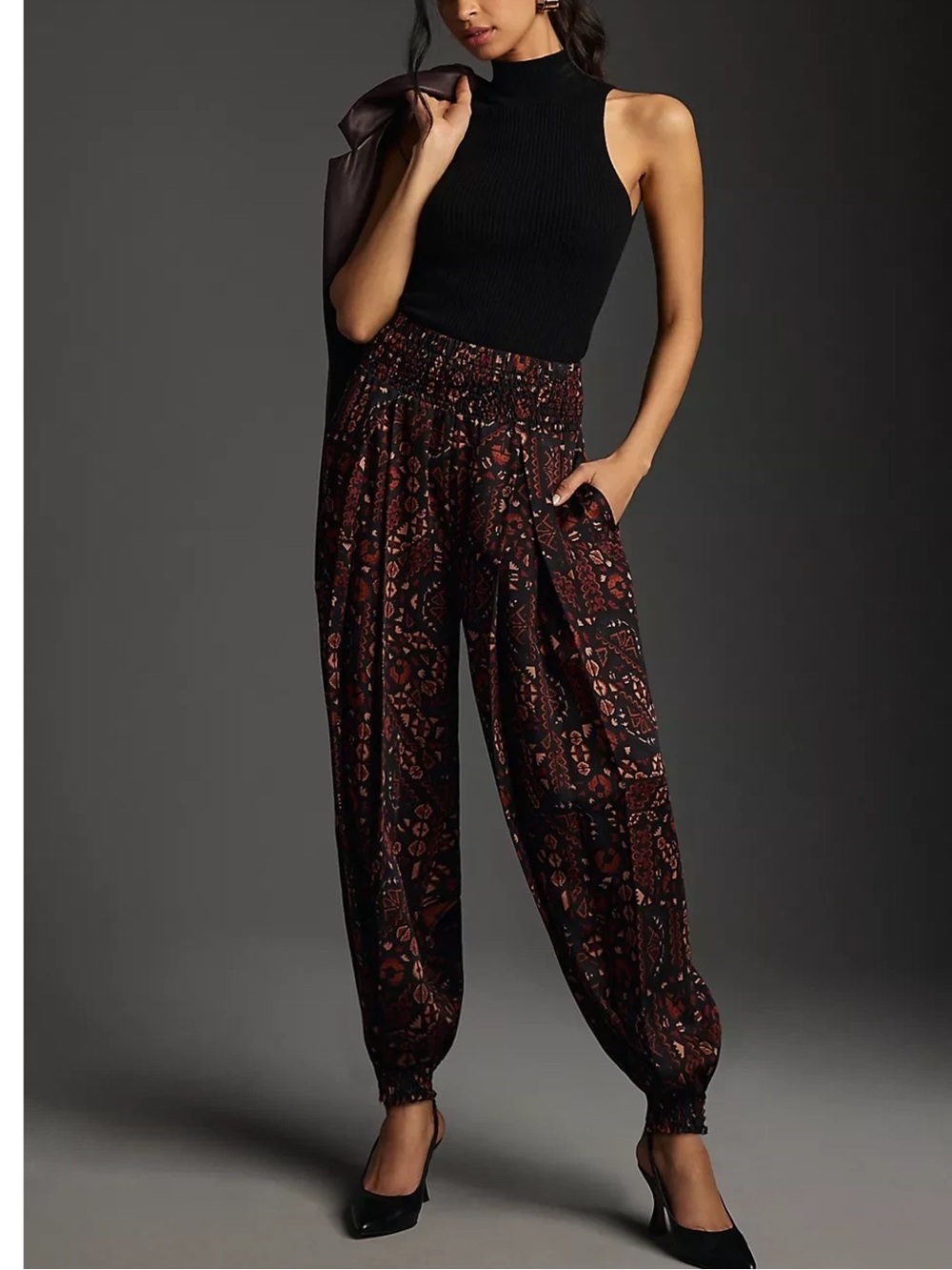 by Anthropologie Patterned jogger, medium